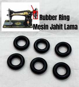1Pcs/Rubber Ring (Getah untuk alat gulung benang mesin hitam)/Mesin Jahit Lama/Vintage Sewing Machine/Rubber Ring