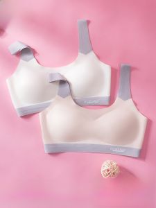 MiiOW | เสื้อชั้นในกีฬาไร้ตะเข็บสำหรับเด็กผู้หญิง เสื้อชั้นในแบบสวมคัพทรงกระบอกสำหรับวัยรุ่น ชุดชั้นในแบบสวมคัพสำหรับวัยรุ่น