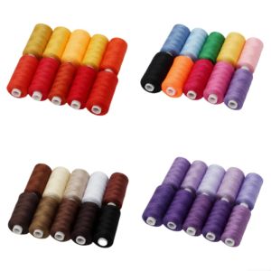 10 Rolls/Set Polyester 402 Sewing Thread For Manual and Mechanical Use 400 Yards DIY