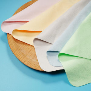 5PCS Eyeglass Cleaning Cloth Microfiber adaptable for Screens Lenses Nylon or Polaroid Glasses 15*18cm random color