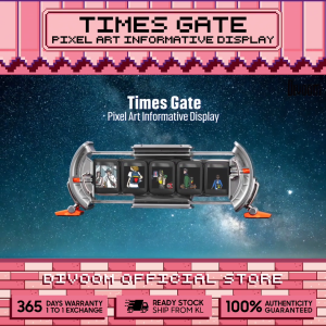 Divoom Times Gate II Pixel Art Smart Desktop Display 5 IPS LCD RGB WiFi 2.4G/5G Yellow