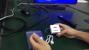 HDMI To RCA Converter HDMI to AV TV PC Input Output 1080P HDMI2AV Converter Scaler Adapter HDMI To RCA AV/CVBS Adapter