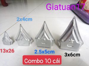 Nắp chụp bịt đầu sắt hộp cửa cổng sắt chông hàng rào ( mác sắt ) 13*26mm20*40mm 25x50mm30*60mm...