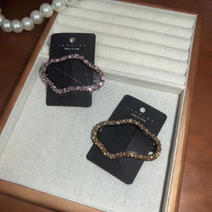 Cloud Shaped Rhinestone Hollow out Hair Accessories BB Clip Female Side Parting Hairpins Elegant Hair Decorations for Women