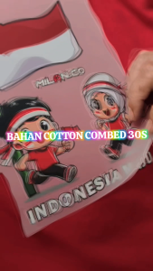 Setelan Merah Putih Anak Laki-laki dan Perempuan 17 Agustus Dirgahayu Ke-80