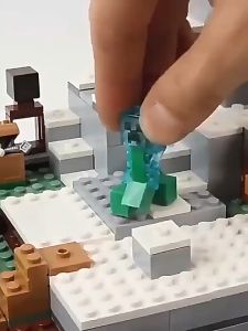 【SG-spot】 Childrens puzzle toys my world building blocks Trap Cave Track Upgrade Version Puzzle building blocks