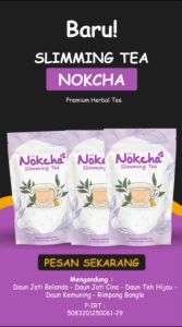 NOKCHA SLIMMING TEA Ampuh Melangsingkan Badan Dan Mengecilkan Perut Buncit Teh Pelangsing Penurun Berat Badan