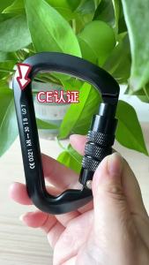 Carabiner Rock Climbing Mountain Landing 30kN High Altitude Operation Equipment Outdoor Aluminum Alloy Safety Buckle Hook