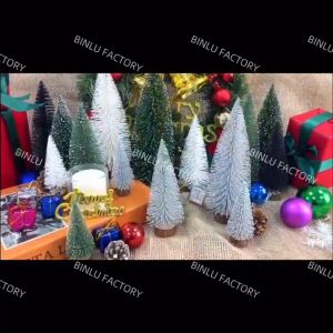 BINLU 30cm Mini Christmas Tree With Light Snowflakes Decoration Small Christmas Tree For Table Tabletop Christmas Tree Tower Snow Christmas Tree Ornaments Xmass Decoration Sale Small Xmass Tree Tabletop Christmas Decorables Miniature Christmas Tree