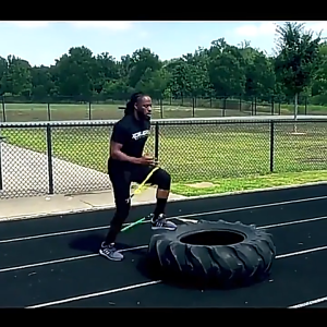 40/80lb Tali Rintangan Kaki Latihan / Strength Legs Resistance Bands with Ankle Straps Speed Agility Training