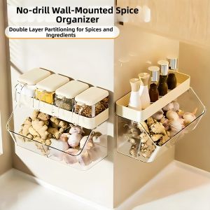 ZHENMIAO | Wall-Mounted Spice Storage Set
