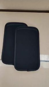 Black Direct-Insert Neoprene Waterproof Phone Pouch Shockproof Scratch-Resistant Mobile Phone Protect Bag