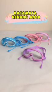 KANSA Kacamata Renang Remaja Anti Fog & UV Pro Tection+Ear Plug AntiLentur Swimming Glass Lensa Jernih