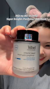 [NK Hàn] Mặt Nạ Đất Sét BELIF Thanh Lọc Da Và Làm Sạch Lỗ Chân Lông Super Knights Purifying Clay Mask 75ml - TD Shop