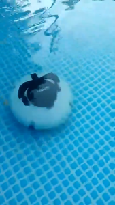 Cordless Robotic Pool Cleaner IPX8 Waterproof Automatic Pool Robot Vacuum Strong Suction In-Ground & Above Ground Pools Self-Parking Tech 9100PA