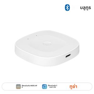 MOES Tuya Smart ZigBee Bluetooth Multi-Mode Gateway Hub แบบใช้พลังงานจากพอร์ต Type-C สำหรับระบบอัตโนมัติภายในบ้าน ทำงานร่วมกับ Alexa และ Google Home