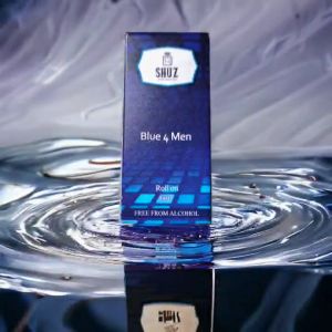 Blue 4 Men - Shuz Perfumes - Roll on perfume oil scent Alcohol-Free