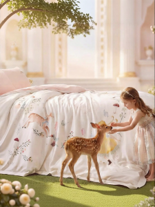 Luolai Kids | Infant Child Premium 60s Sateen Princess Style Bedding Set