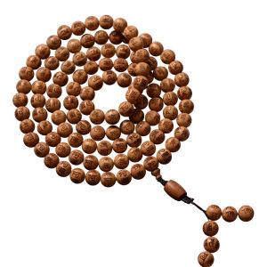 ลูกปัดพระพุทธเจ้าไม้หกทาง ลูกปัดพระพุทธเจ้าทรงมือ 108 ลูก สร้อยข้อมือสำหรับเล่น ของเล่นสำหรับทั้งชายและหญิง ของเล่นสำหรับเล่น