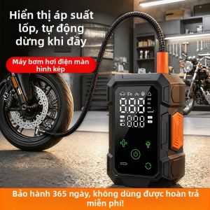 Wireless Portable Tire Inflator with Pressure Gauge