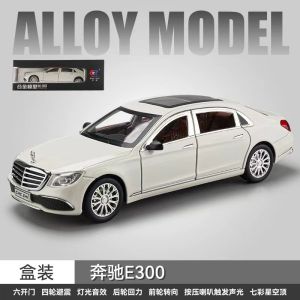 1:24 Scale Mercedes-Benz Maybach S680 Alloy Toy Car Simulation Model Police Car S600 GLS600 Collectible Vehicle for Kids