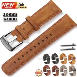Vintage Matte Watch Band 20mm 22mm Genuine Smartwatch Leather Quick Release Strap for Omage Belt for Seiko Bracelet for Rolex