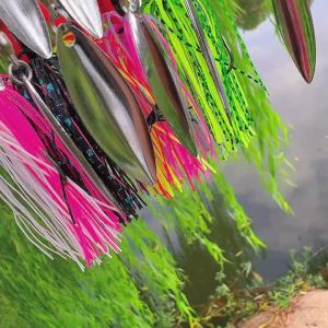 PROBEROS 5 Chiếc Spinner Mồi Bass Jig Chatter Mồi Câu Cá Bộ 10G/14G Wobblers Cho Đại Dương Sông Hồ Câu Cá
