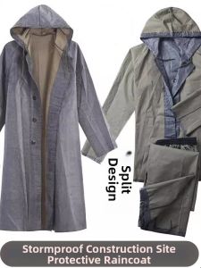 PAMPAS | Outdoor All Weather Rubber Canvas Coveralls Heavy Duty Rain Coat
