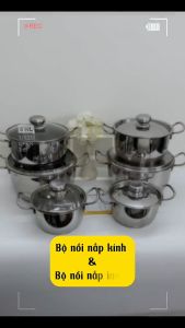 Nồi Inox Fivestar 3 Đáy Inox 430 Nắp Kính Sử Dụng Được Trên Bếp Điện Từ