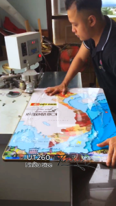 Bản đồ 34 tỉnh Việt Nam - Tranh bản đồ 34 tỉnh việt nam tráng gương - Bản đồ gỗ 3D tráng gương 34 tỉnh Việt nam - Bản đồ việt nam treo tường - Khung ảnh bản đồ Việt Nam 34 tỉnh thành tráng gương UT260