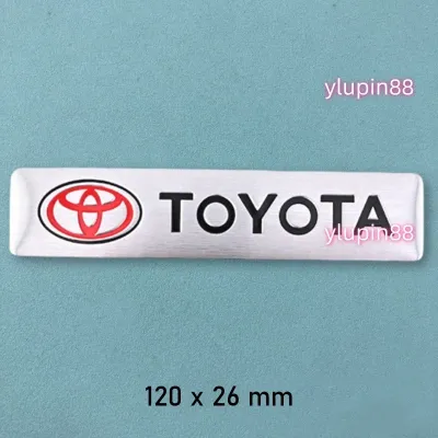 3D Aluminum Toyota TRD GR Gazoo Racing Emblem Badge Sticker for Hilux Vios Fortuner Yaris Ativ Corolla Cross RAV4Hood Trunk Nameplate Interior DecorationGR GAZOO WRC Rally