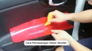 Stiker Skotlet Karbon 3D & Wrap Sticker Decal Vinyl Mobil 1.5m