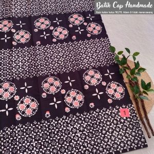 Kain Batik Cap Garutan 2 Series - Motif Tuntum Kombi Series - Batik Cap (Bukan Batik Print) - Fashion Batik Pria Wanita - Batik Kombinasi