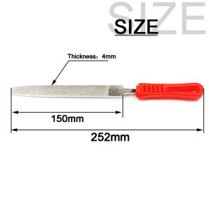 1Pc 6/8/10 inch Diamond Flat File DIY Wood Rasp File for Wood Metal Jeweler Stone Handmade Manual Tools Grinding & Polishing