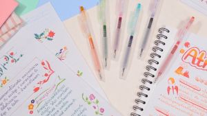 ปากกาเจล Quantum 0.5 ชุด 1 ด้าม ไดอิจิเจล ดอลลี่ หมึกสี สีแดง