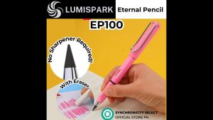EP100 Eternal Pencil With Free Eraser Always Pointed Pen no sharpening needed for Writing School Noted Papers Exam Arts and Craft