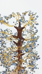 [ Woosilver ] Cây handmade đá Kyanite vẻ đẹp thanh lịch tự nhiên - MS29