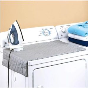 ❤️【Fast Delivery】Ironing Mat Portable Travel Ironing Blanket Thickened Heat Resistant Ironing Pad Cover for Washer Dryer Table Top Countertop Small Ironing Board Gift Silicone Iron Rest Pad Ironing Blanket  48*85CM
