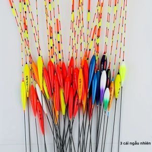 3/10 Chiếc Phao Câu Cá Trên Nước Nông Độ Nhạy Cao Thiết Kế Nano Bắt Mắt Nhựa Diếc Cá Trắng Phao Câu Cá