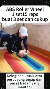 Elbow Support Rebound Roller Wheel Mutes Abdominal Training Exerciser Fitness Equipment Automatic Rebound Roller Abdominal Muscle