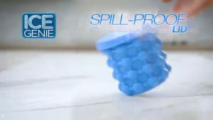 Large Ice Cube Maker Genie Silicone Bucket Space Saving Good For Wine Bee