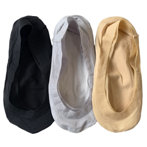 Japanese Style Women's Summer Low Cut Thin Pure Color Simple 360 Degree Silicone Anti-Slip Ice Silk Invisible Boat Socks