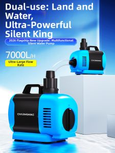 CHONGXIAOSHUAI | Silent Fish Tank Pump Aquarium Filter Submersible Water Change Pump
