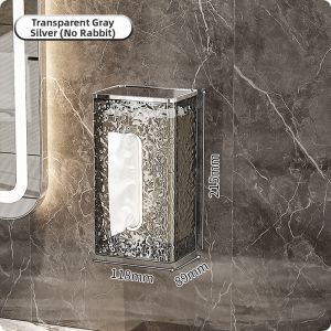 Wall-Mounted Inverted Transparent Storage Box