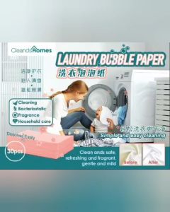 Laundry Bubble Paper