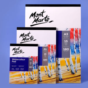 Mont Marte A3/A4/A5 Watercolour pad 180GSM/300GSM Watercolor Paper pads Sketchbook gouache painting Acuarela Art Supplies