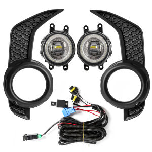 For Toyota 4 Runner 2014 2015 2016 2017 2018 2019 2020 2021 LED Fog Lamps Daytime Running Lights Front Bumper Daylights 12V