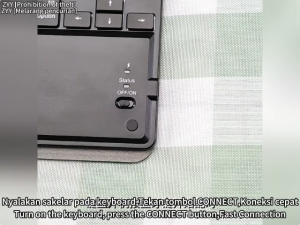 Keyboard Mouse Set Wireless Bluetooth Keyboard With Touchpad Mini Portable Keyboard Untuk Android / IOS / Pc