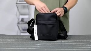 FEAR OF GOD FOG Essentials diagonal bag mobile phone bag PU leather waist bag chest bag student