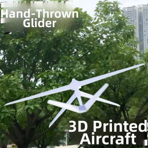 Hand-Thrown Gliding Multi-wing Durable 3D Printed RC Model Plane